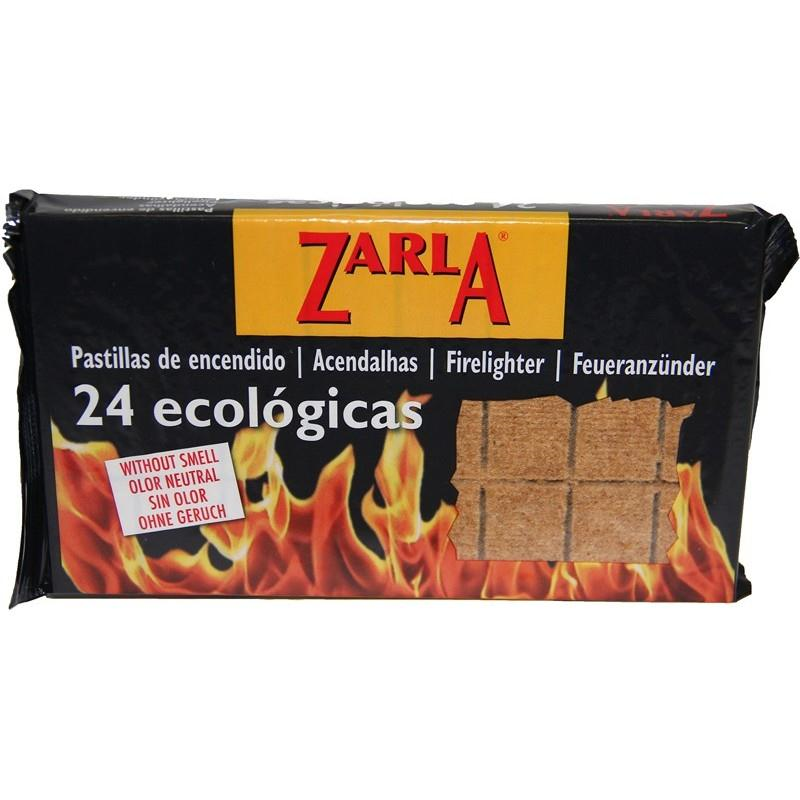 Pastilla enciende fuego ecologicas zarla paquete de 32 und.